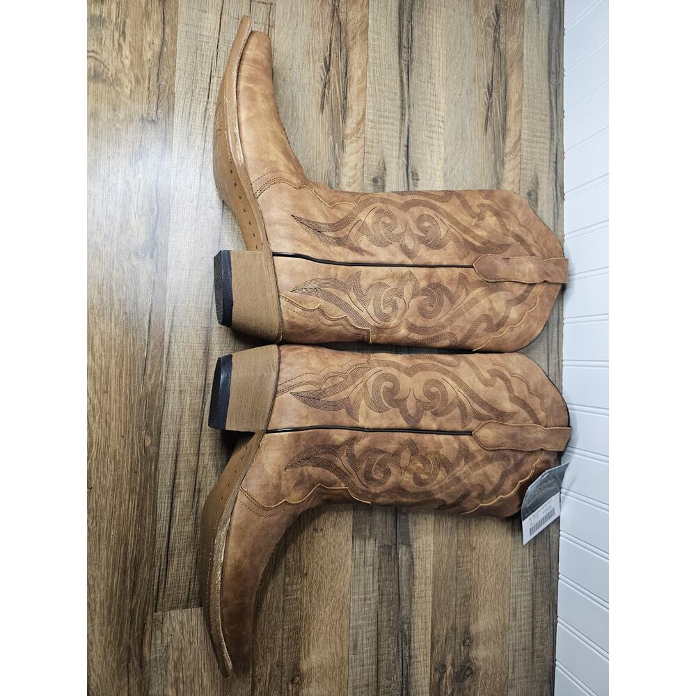 JB Dillon Reserve Ponderosa Leather Western Boots Women's 9 New Cowhide Calf - Picture 4 of 12
